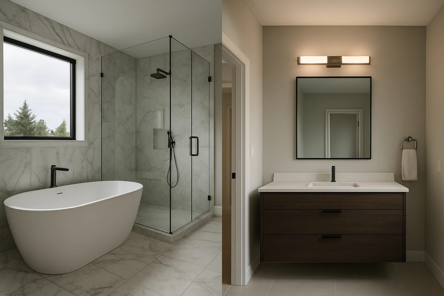 Comparing Full Bathroom Renovation vs Partial Update in Langley