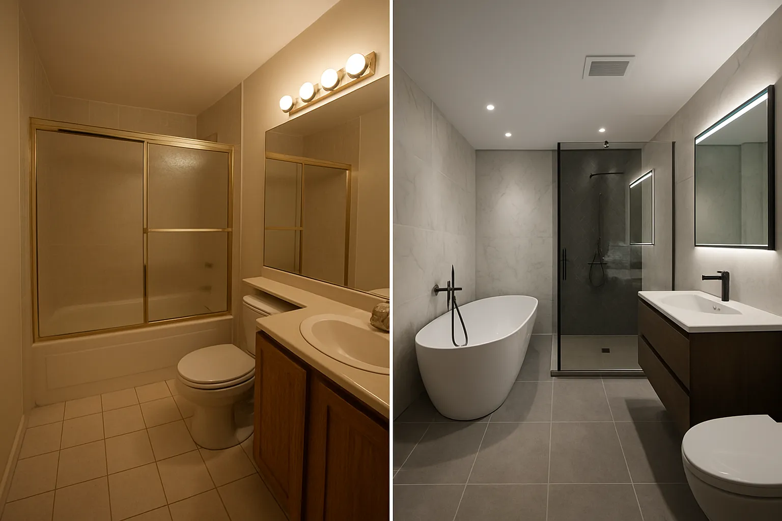 Bathroom renovation project management and timeline