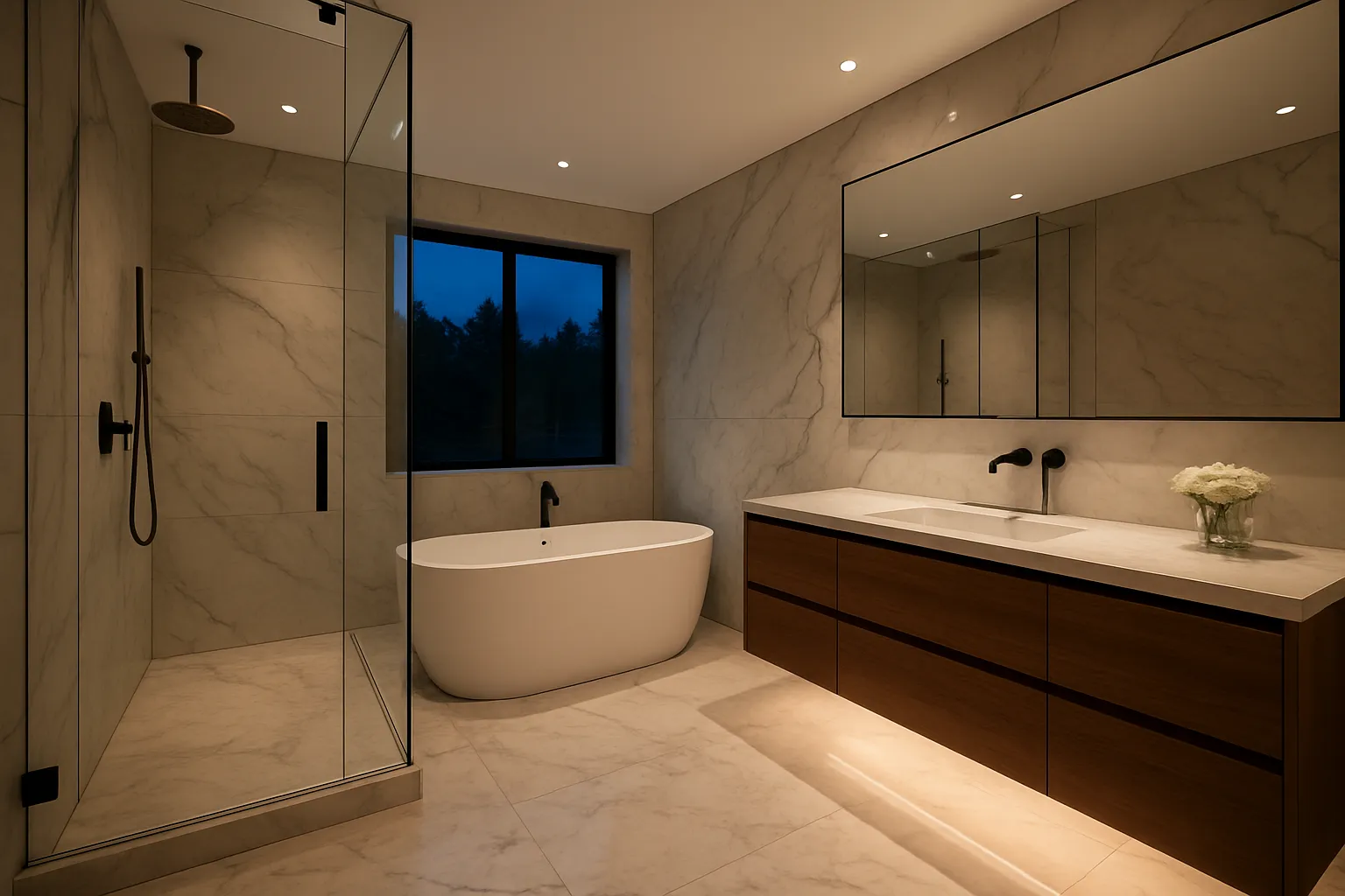 Bathroom plumbing and waterproofing systems