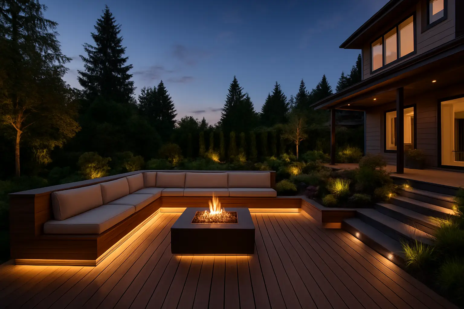 Partial deck rebuild scenario in Langley