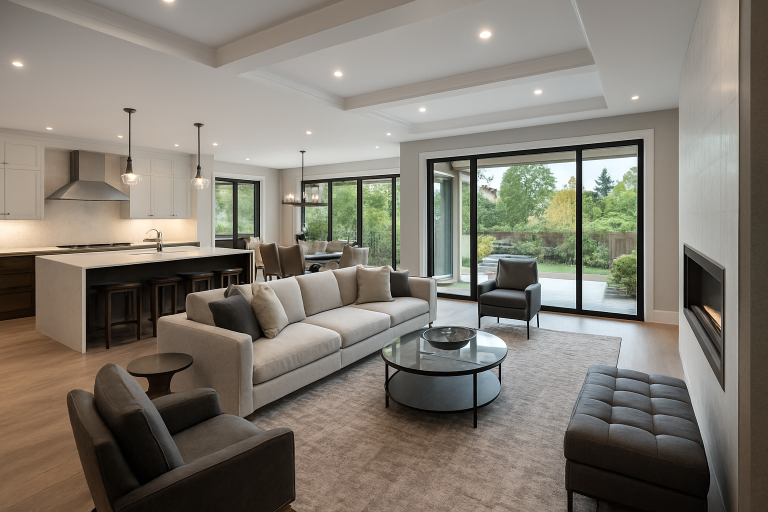 General contractor managing construction site
