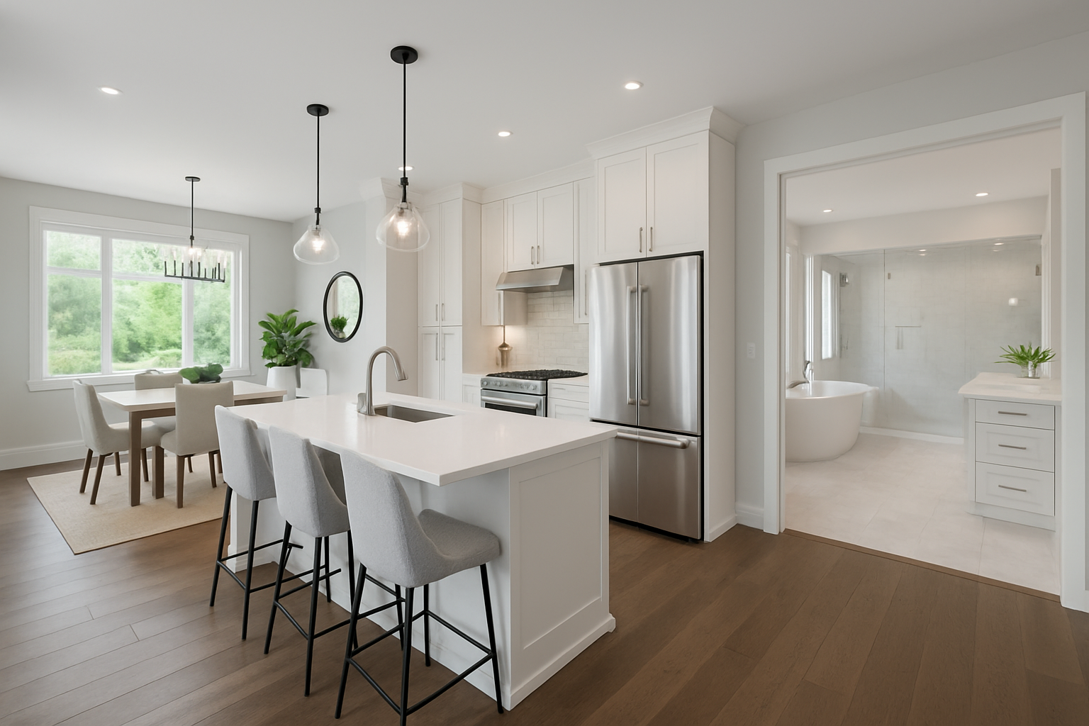 Renovation contractor typically handles interior remodeling