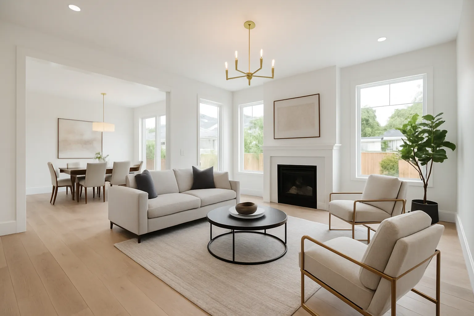 Home interior renovation project in Langley