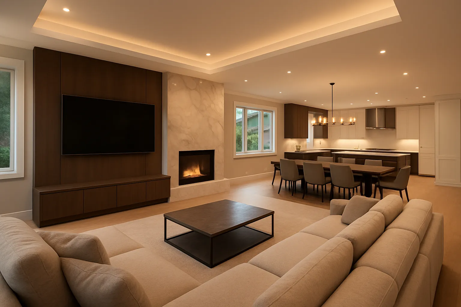 Shared family kitchen