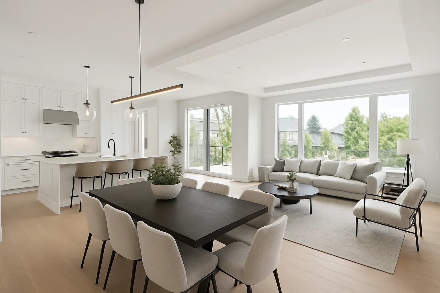 Basement family room