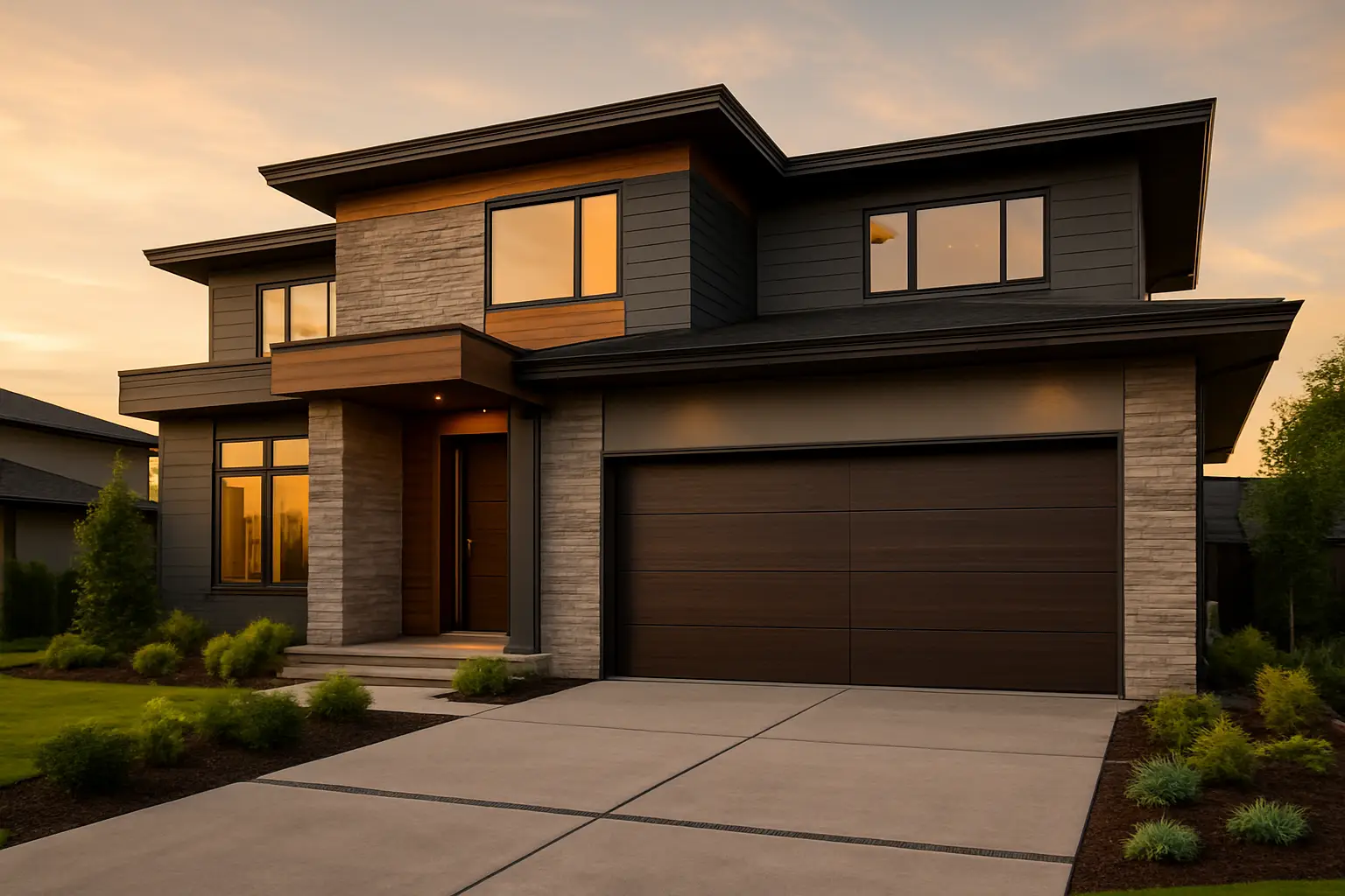 Garage door exterior upgrades